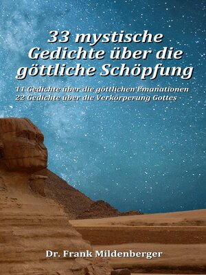 cover image of 33 mystische Gedichte über die göttliche Schöpfung